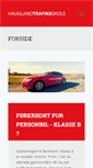 Mobile Screenshot of hauglandtrafikkskole.no